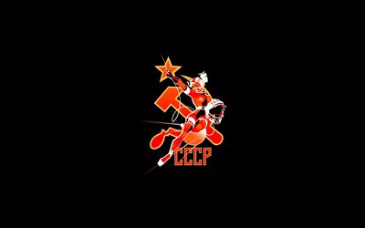 hammer, the ussr, coat of arms, minimalism