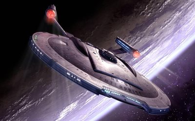 nave espacial, Star Trek enterprise de Star Trek