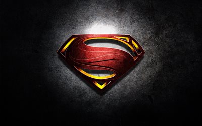 logotipo, super-homem, logotipo 3d