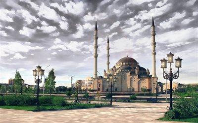herzen von tschetschenien, ivan, der moschee, russland