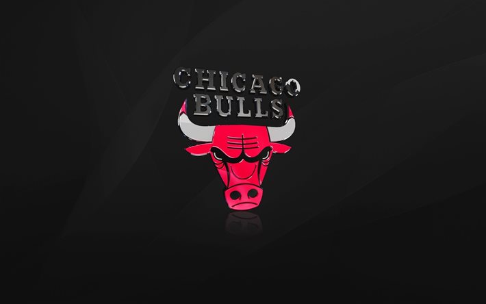 chicago bulls, 3d-logo