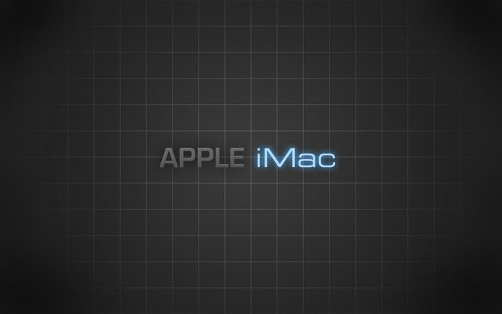 logotyp, apple imac, sparare
