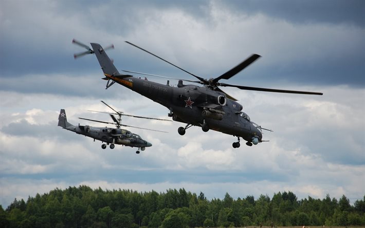 mi-24 35, helikopter, ka-52, Rus Hava Kuvvetleri