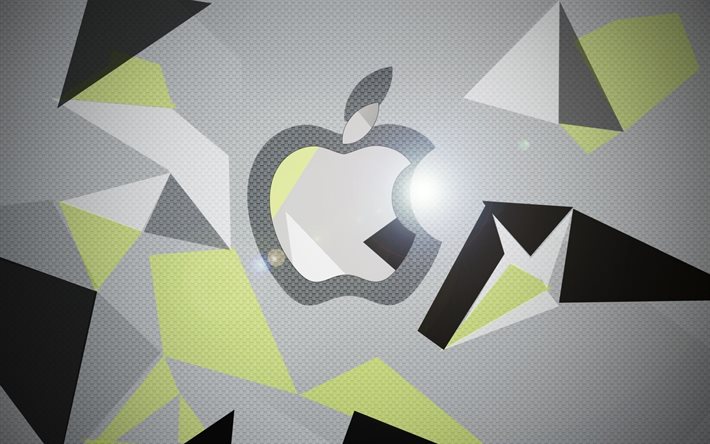 maçã, logotipo, epl, abstração