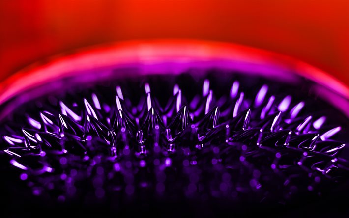 ferrofluid, macro