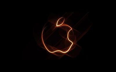 apple, bedava, logo, yangın