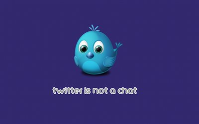 twitter, logo, social network, purple background