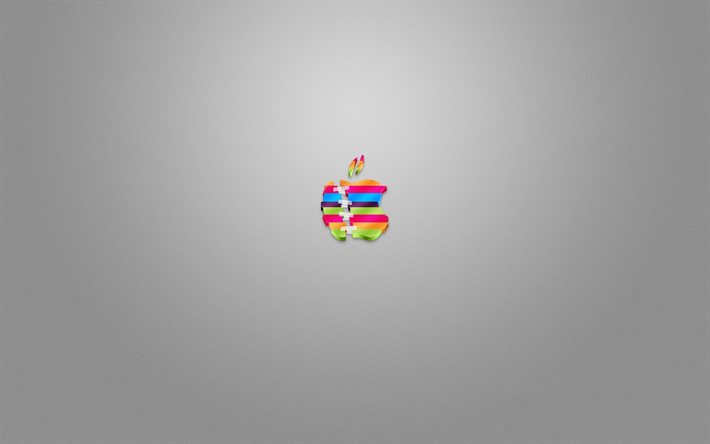 epl, maçã, logotipo criativo
