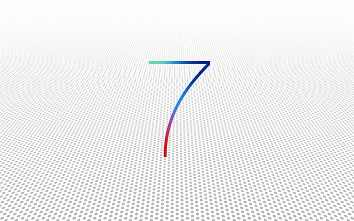 ios 7, il logo del sistema operativo