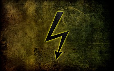 grunge, electricity, sign, arrow
