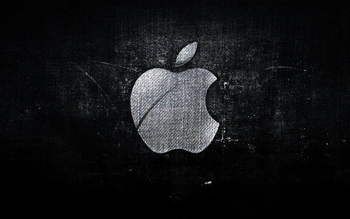 logo, apple, epl, arrière-plan noir