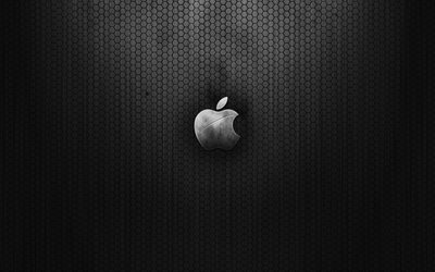 apple, el logotipo, el epl, el metal