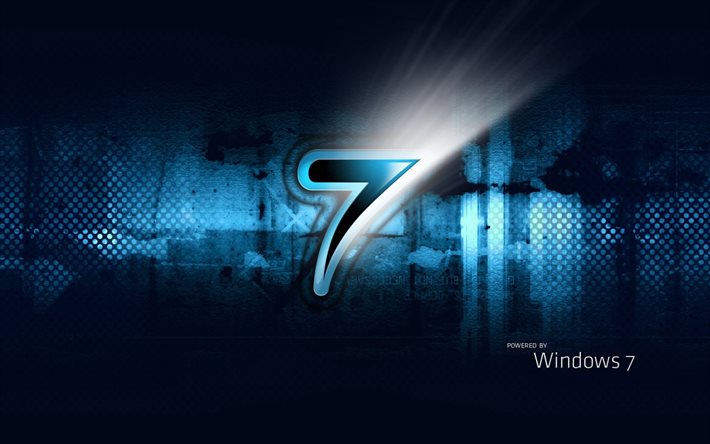 windows 7, sette, saver, se7en, windows, astratto sfondo