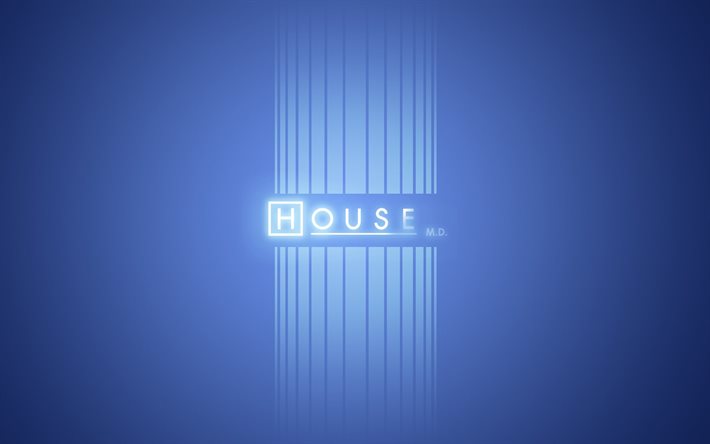 dr maison, la série, logo, house md