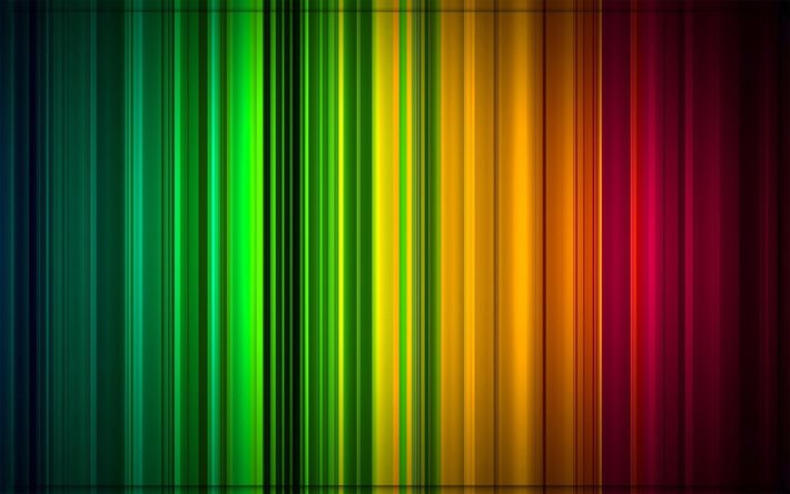 line, rainbow, abstraction