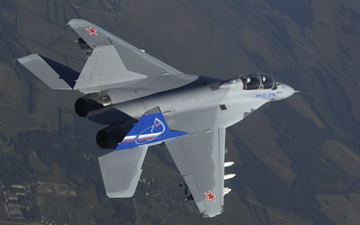 the mig-35, the sky, mig-35, fighter, fulcrum f