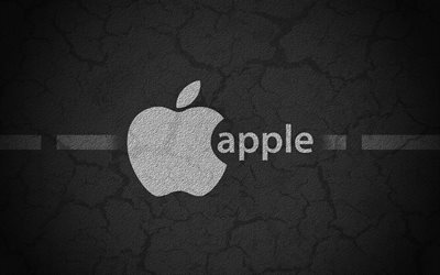 epl, apple, le logo, la route, asphalte