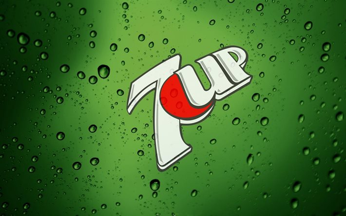 7up, 로고, 아, 가, 음료