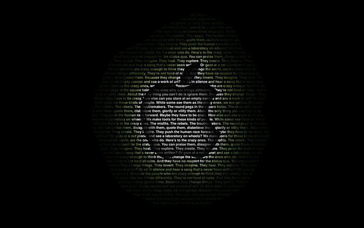 letras, logotipo, criativo, epl, maçã