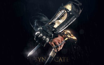 assassins creed syndicate, 4k, affisch, jacob frye