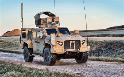 4k, Oshkosh M-ATV, MRAP, American armored car, Mine-Resistant Ambush Protected, modern armored vehicle, M-ATV, American army, USA