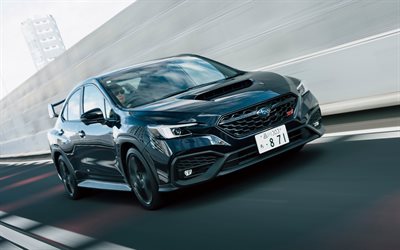 subaru wrx s4 sti sport r schwarz, 4k, supersportwagen, 2025 autos, autobahn, tuning, subaru wrx, 2025 subaru wrx, japanische autos, subaru
