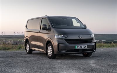 volkswagen e transporter, 4k, minibüsler, 2025 araba, t7, offroad, birleşik krallık'a özel, 2025 volkswagen e transporter, alman arabaları, volkswagen