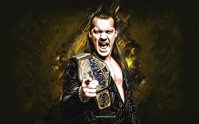 كريس جيريكو, wwe, مصارع أمريكي, خلفية الحجر الذهبي, لَوحَة, بطل wwe, فن الجرونج, الولايات المتحدة الأمريكية, مصارعة, كريستوفر كيث ايرفين, كريس جيريكو wwe, الترفيه العالمي للمصارعة
