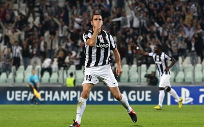 Leonardo Bonucci, footballers, Juve, Serie A, Kwadwo Asamoah, Juventus FC