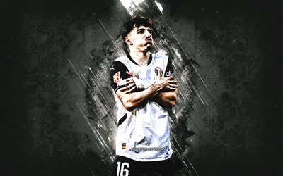 diego lopez, valencia vgl, spanischer fußballspieler, weißer steinhintergrund, grunge  kunst, la liga, spanien, fußball, diego lopez valencia, diego lopez noguerol