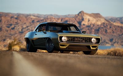 yüzük kardeşler chevrolet camaro valkyrja, 4k, ayarlama, 1969 arabaları, kas arabaları, süper arabalar, 2019 yüzük kardeşleri chevrolet camaro valkyrja, 1969 chevrolet camaro, amerikan arabaları, chevrolet camaro, chevrolet