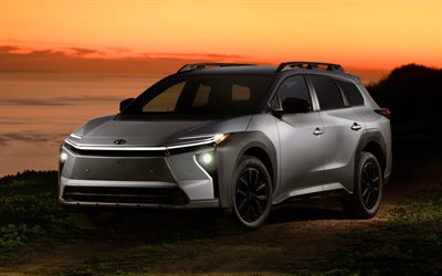 toyota bz woodland, 4k, gün batımı, 2026 araba, offroad, elektrikli arabalar, toyota bz, geçitler, 2026 toyota bz, japon arabaları, toyota