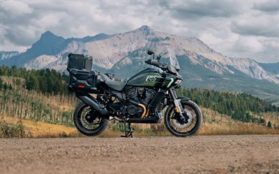 4k, 할리데이비슨 팬 아메리카 1250 limited, 측면도, 2026 자전거, 오프로드, ra1250l, 슈퍼바이크, 2026 할리데이비슨 팬 아메리카 1250 limited, 미국 오토바이, 할리데이비슨