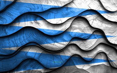 4k, sogn og fjordane flagge, grafschaften norwegens, 3d wellenfahnen aus holz, tag von sogn og fjordane, flagge von sogn og fjordane, norwegen, sogn og fjordane holzflagge, norwegische landkreise, sogn og fjordane