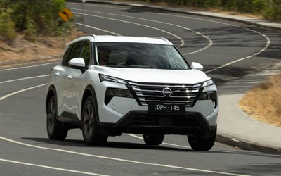 4k, nissan x trail st l, route, 2026 voitures, t33, croisements, nissan x trail, spécification au, nissan x trail 2026, nissan x trail blanc, voitures japonaises, nissan