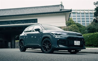 toyota corolla cross hev gr sport, 4k, croisements, 2026 voitures, rue, spécification jp, toyota corolla cross 2026, voitures japonaises, toyota