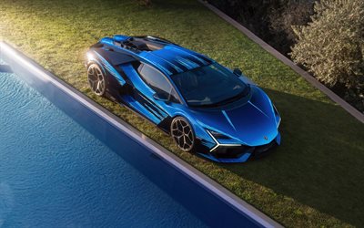 4k, lamborghini revuelto, superdeportivos, 2024 autos, hipercares, lb744, lamborghini azul revuelto, 2024 lamborghini revuelto, autos italianos, lamborghini