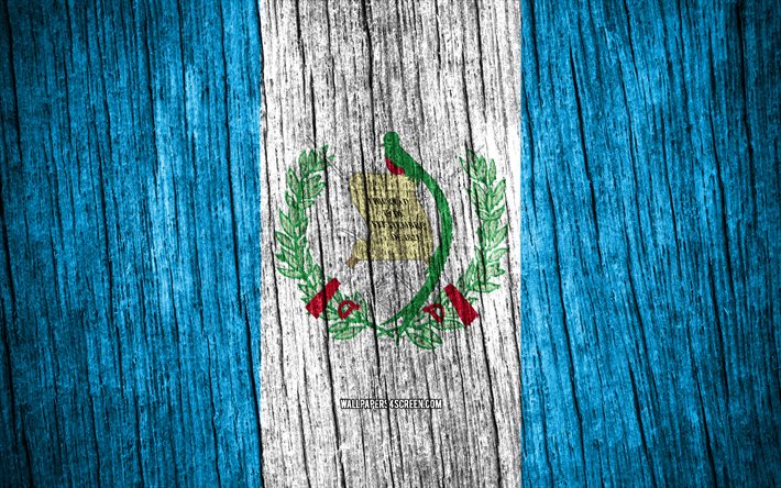4k, bandeira da guatemala, dia da guatemala, américa do norte, textura de madeira bandeiras, símbolos nacionais da guatemala, países da américa do norte, guatemala