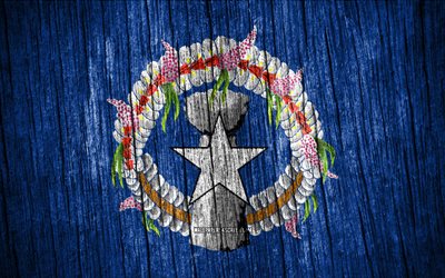 4k, drapeau des îles mariannes du nord, jour des îles mariannes du nord, océanie, drapeaux de texture en bois, symboles nationaux des îles mariannes du nord, pays océaniens, îles mariannes du nord