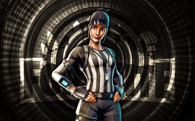 صافرة المحارب fortnite, 4k, خلفية حلزونية بنية, فورتنايت, مبدع, صافرة الجلد المحارب, جلد فورنيت صافرة المحارب, صافرة المحارب, شخصيات fortnite