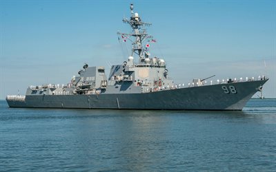 uss forrest sherman, ddg-98, us navy, destroyer américain, classe arleigh burke, navires de guerre américains, états-unis