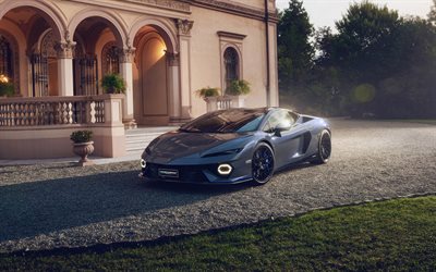 4k, lamborghini temerario porto cervo, 2026, vista frontal, superdeportivo, exterior, porto cervo, blue lamborghini temerario, superdeportivos italianos, lamborghini temerario, lamborghini