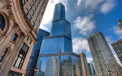chicago, estados unidos, la arquitectura moderna, de los rascacielos de chicago