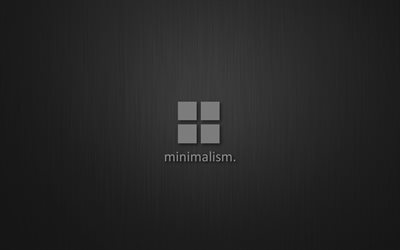 minimalisme, fond gris, des places, le minimalisme