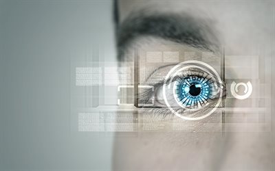 l'occhio umano, la tecnologia, l'astrazione