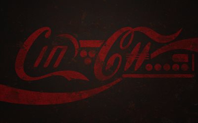 grunge, coca-cola, rückseite