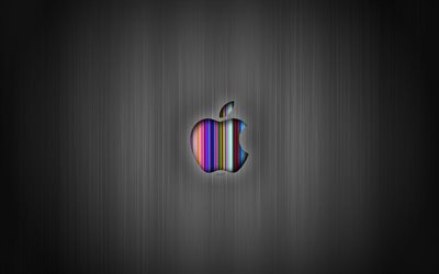 apple, mac, logotyp, linje