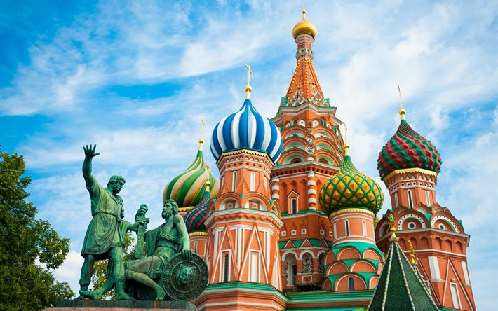moskova, venäjä, kupoli, kremlin