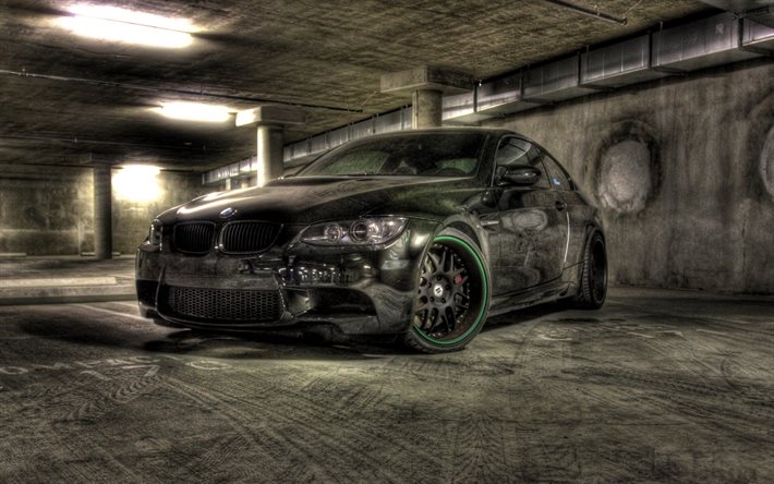 parking, bmw, e92, hdr, tuning