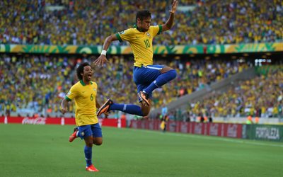 oyuncu, her, atla, Brezilya